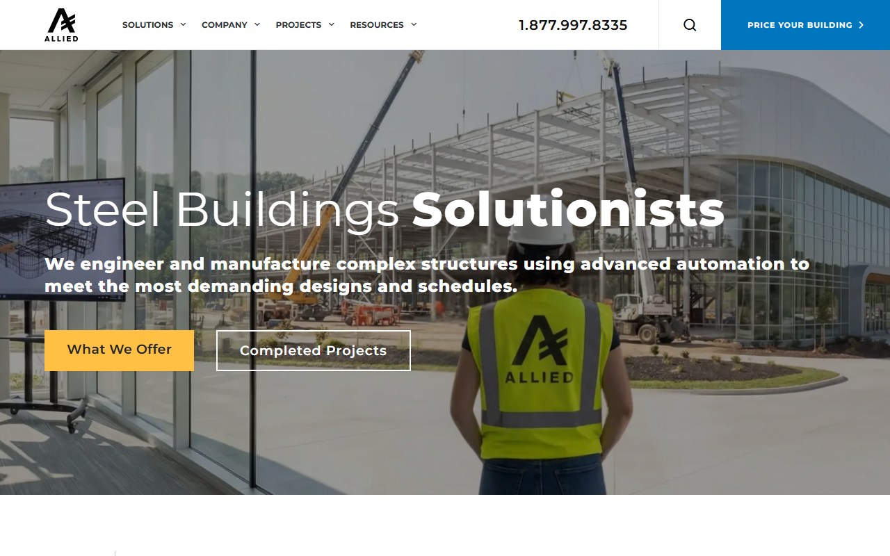 87799steel.com screenshot