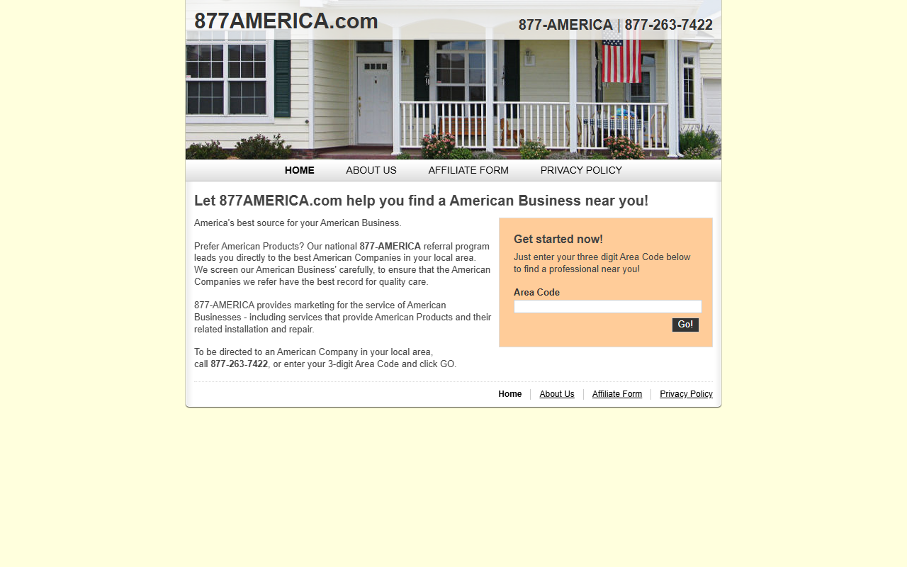 877america.com screenshot