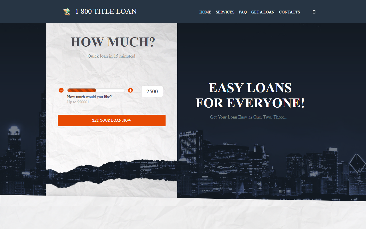 877cartitleloans.com screenshot