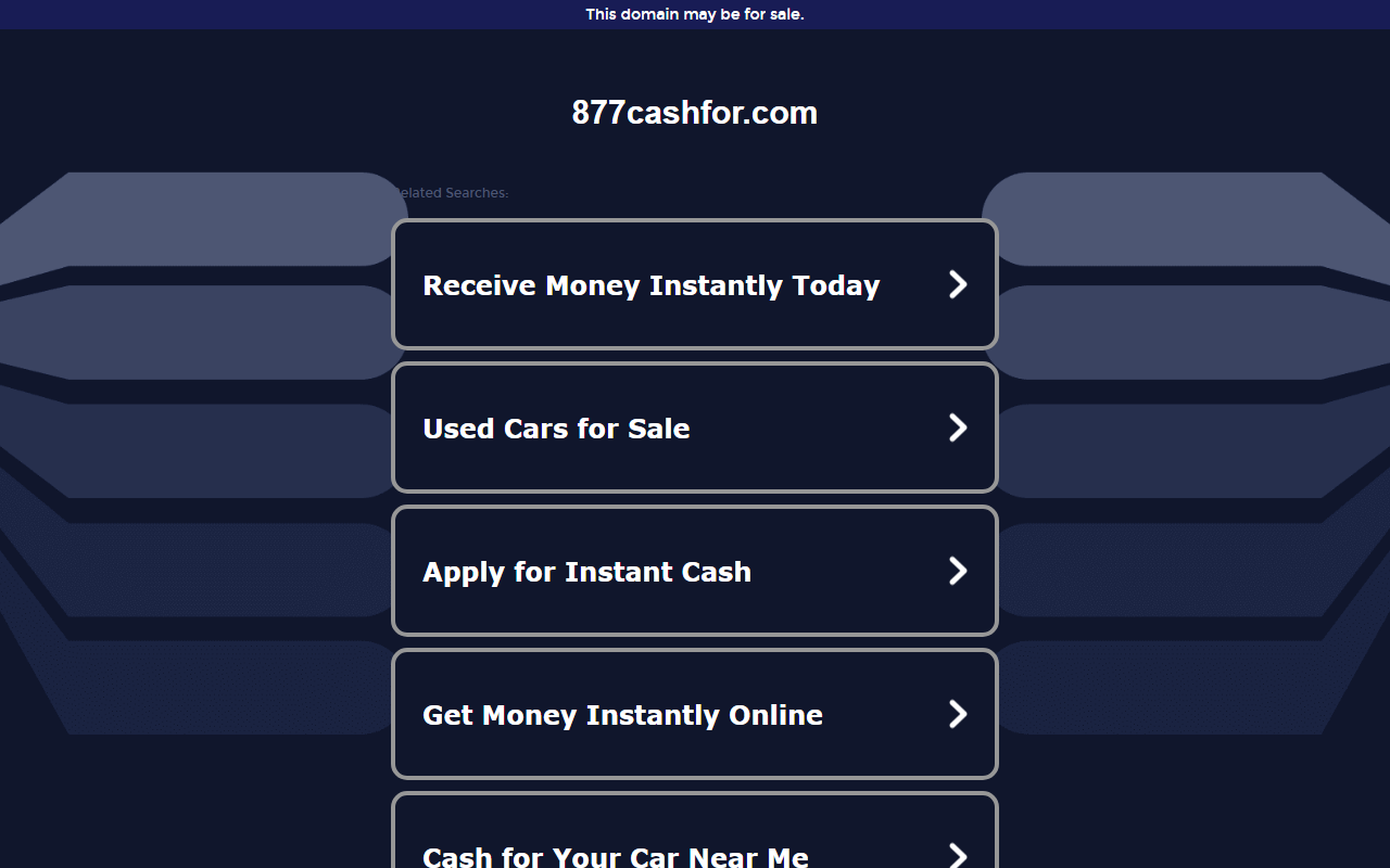 877cashfor.com screenshot