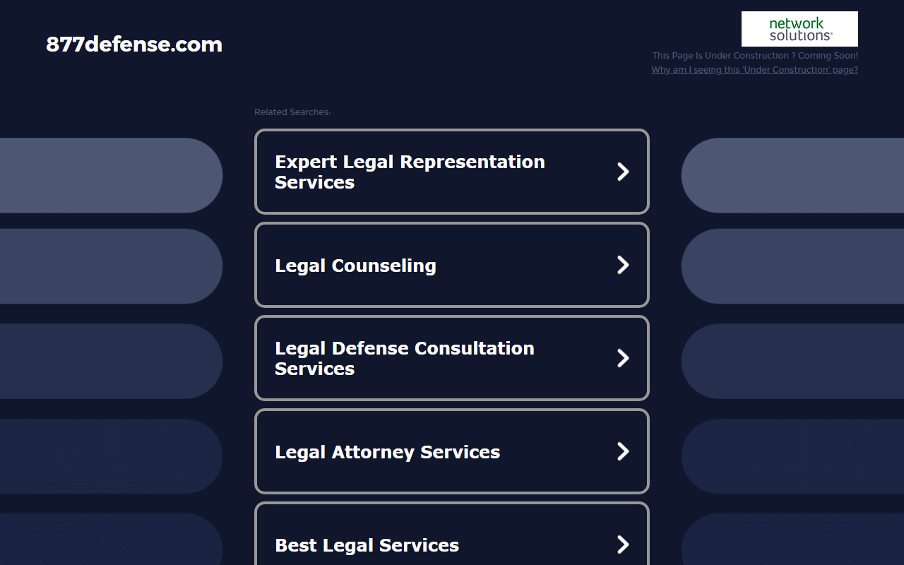 877defense.com screenshot