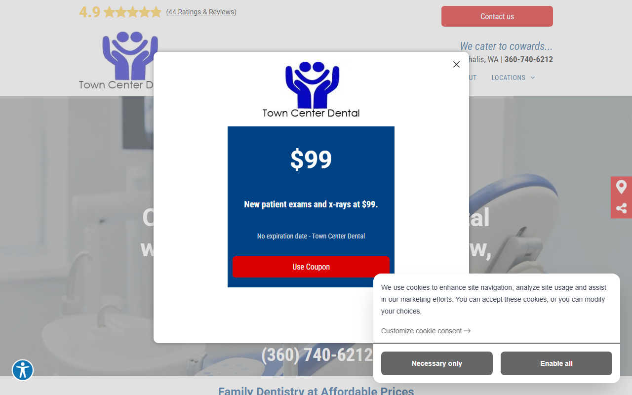 877drteeth.com screenshot