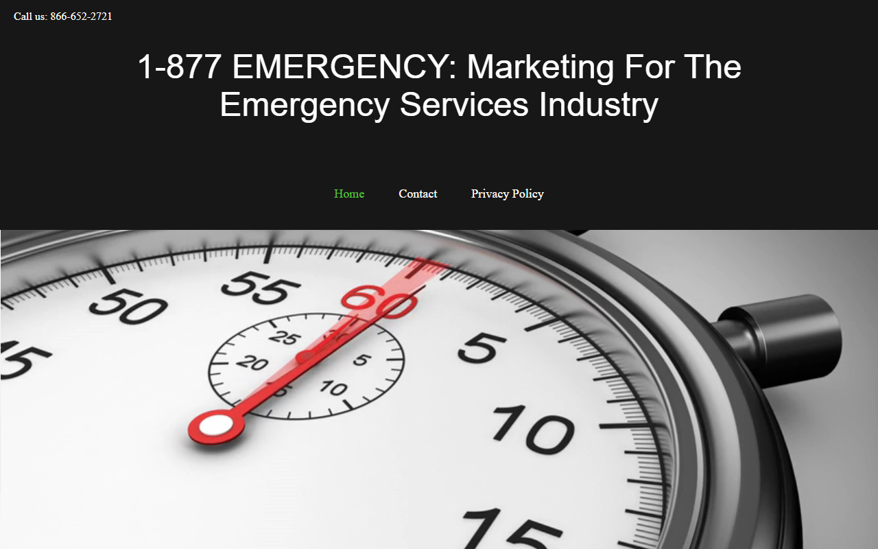 877emergency.com screenshot