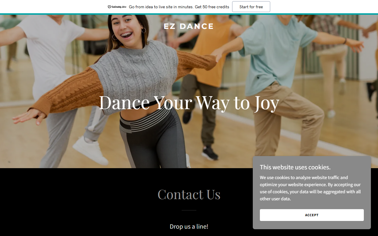 877ezdance.com screenshot