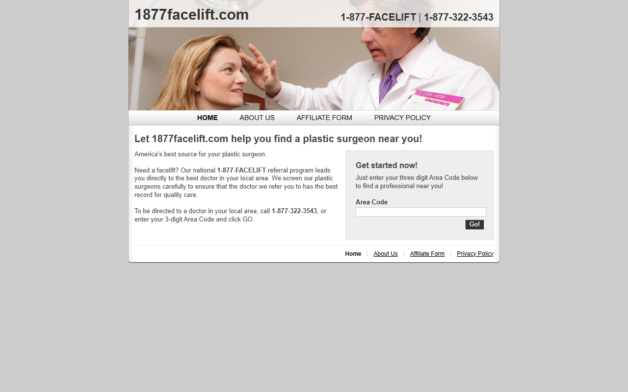 877facelift.com screenshot