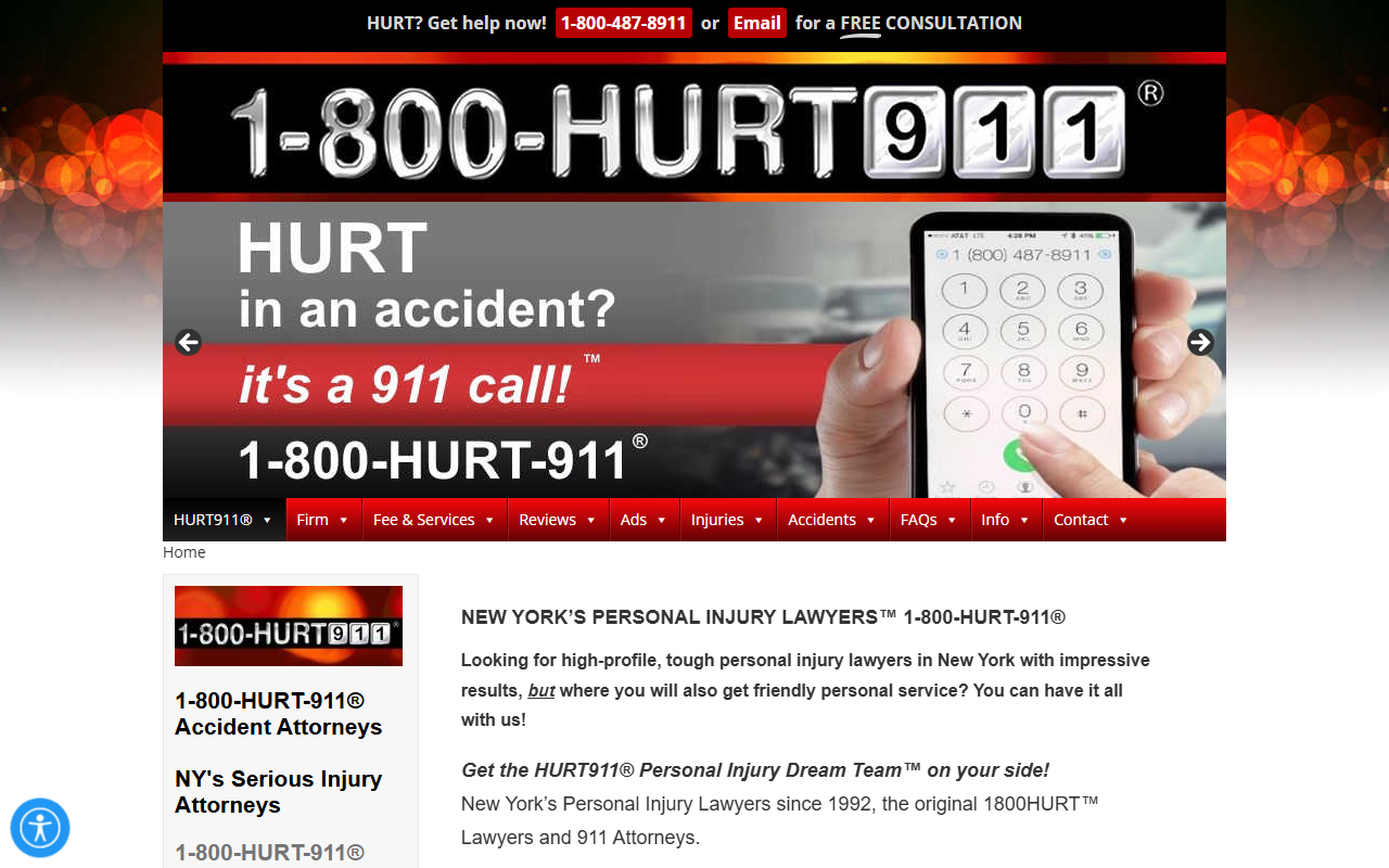 877hurt911.com screenshot