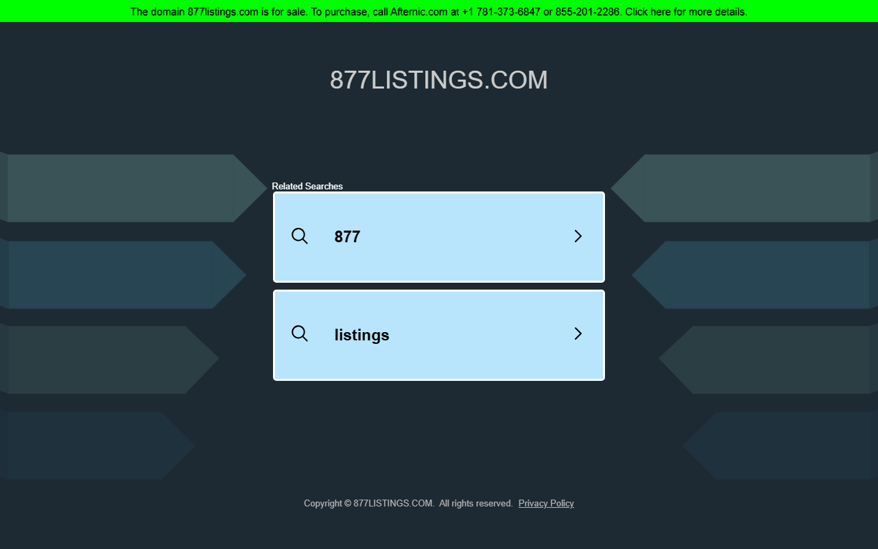 877listings.com screenshot