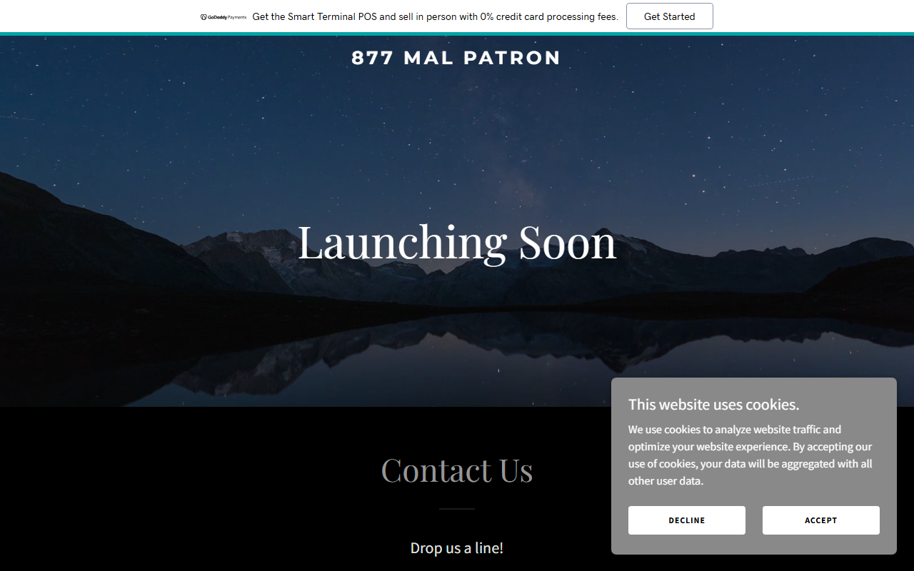 877malpatron.com screenshot