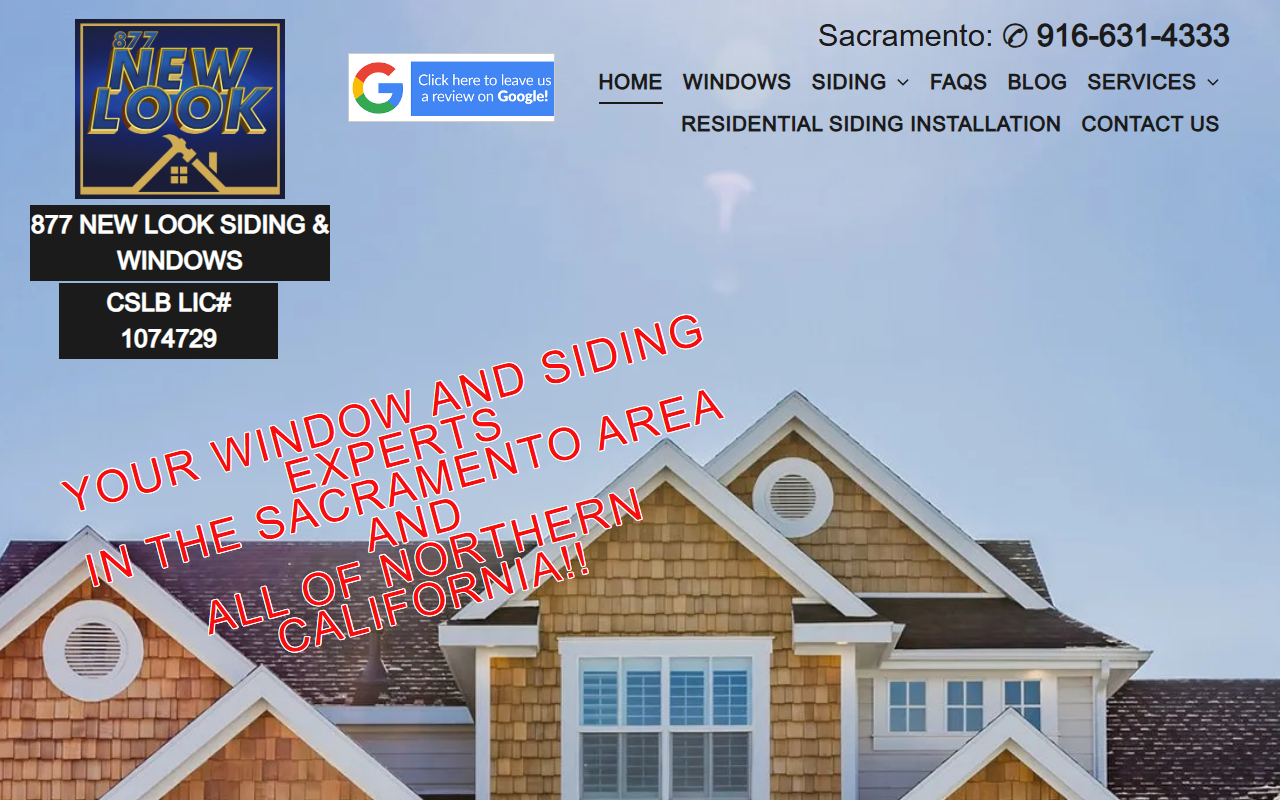 877newlooksiding.com screenshot