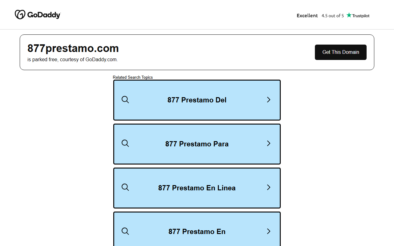 877prestamo.com screenshot