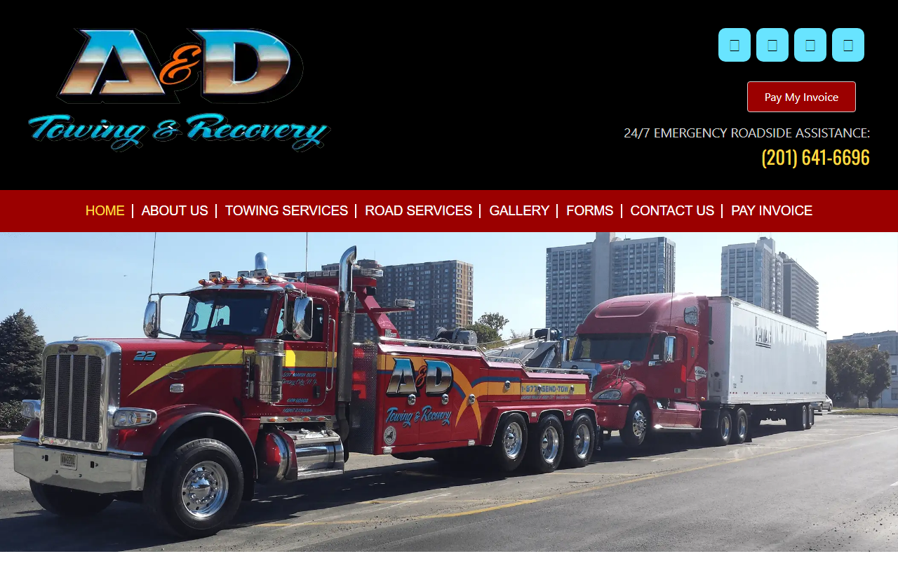 877sendtow.com screenshot