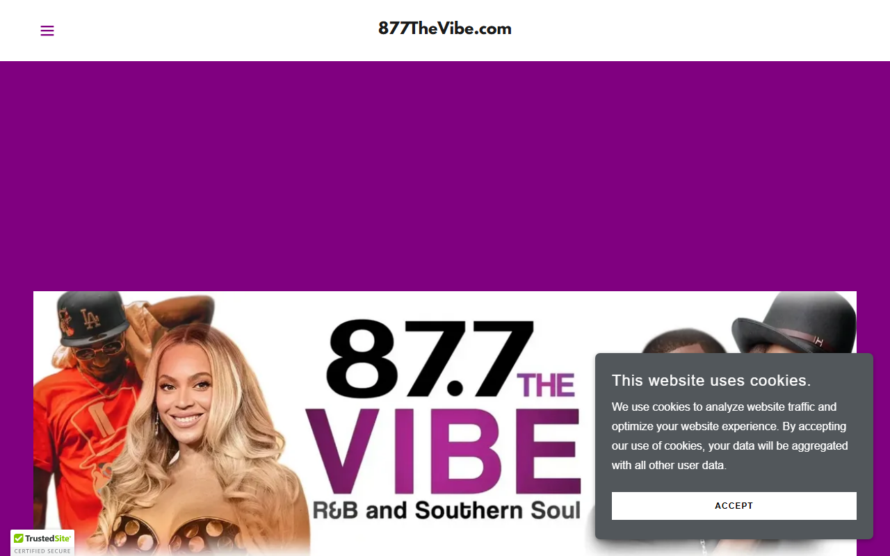 877thevibe.com screenshot