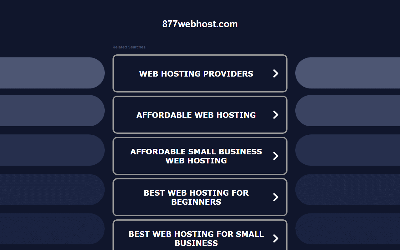 877webhost.com screenshot