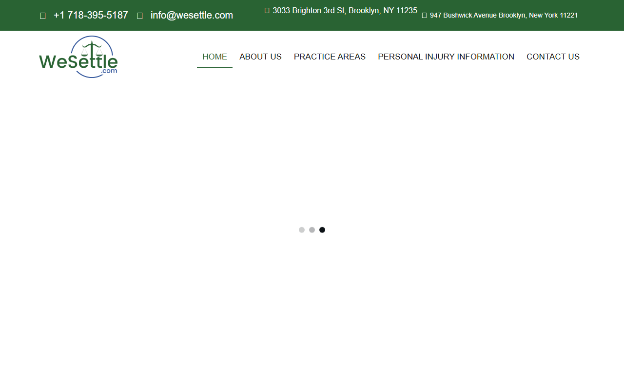 877wesettle.com screenshot