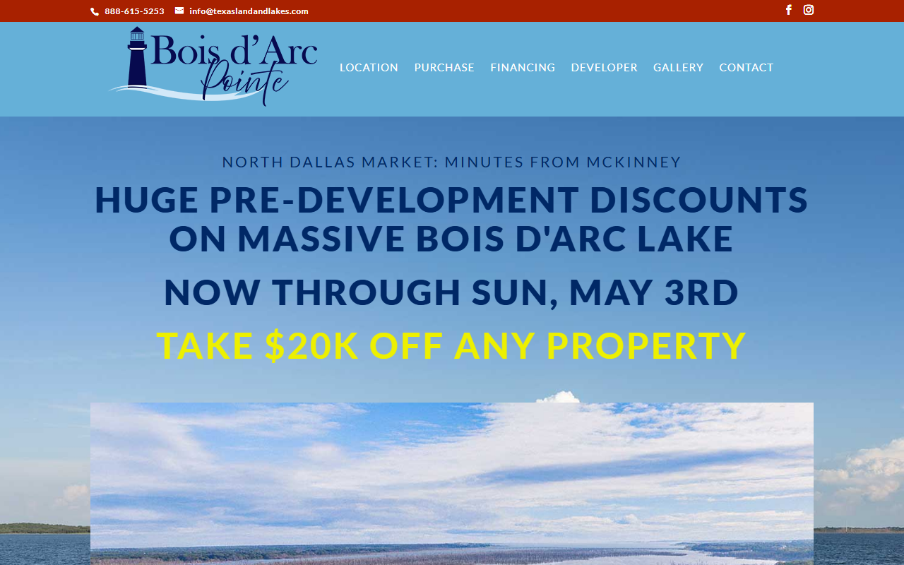 888305lake.com screenshot