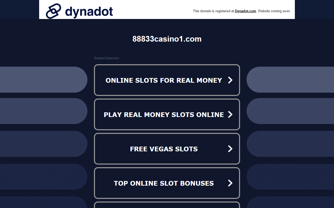88833casino1.com screenshot
