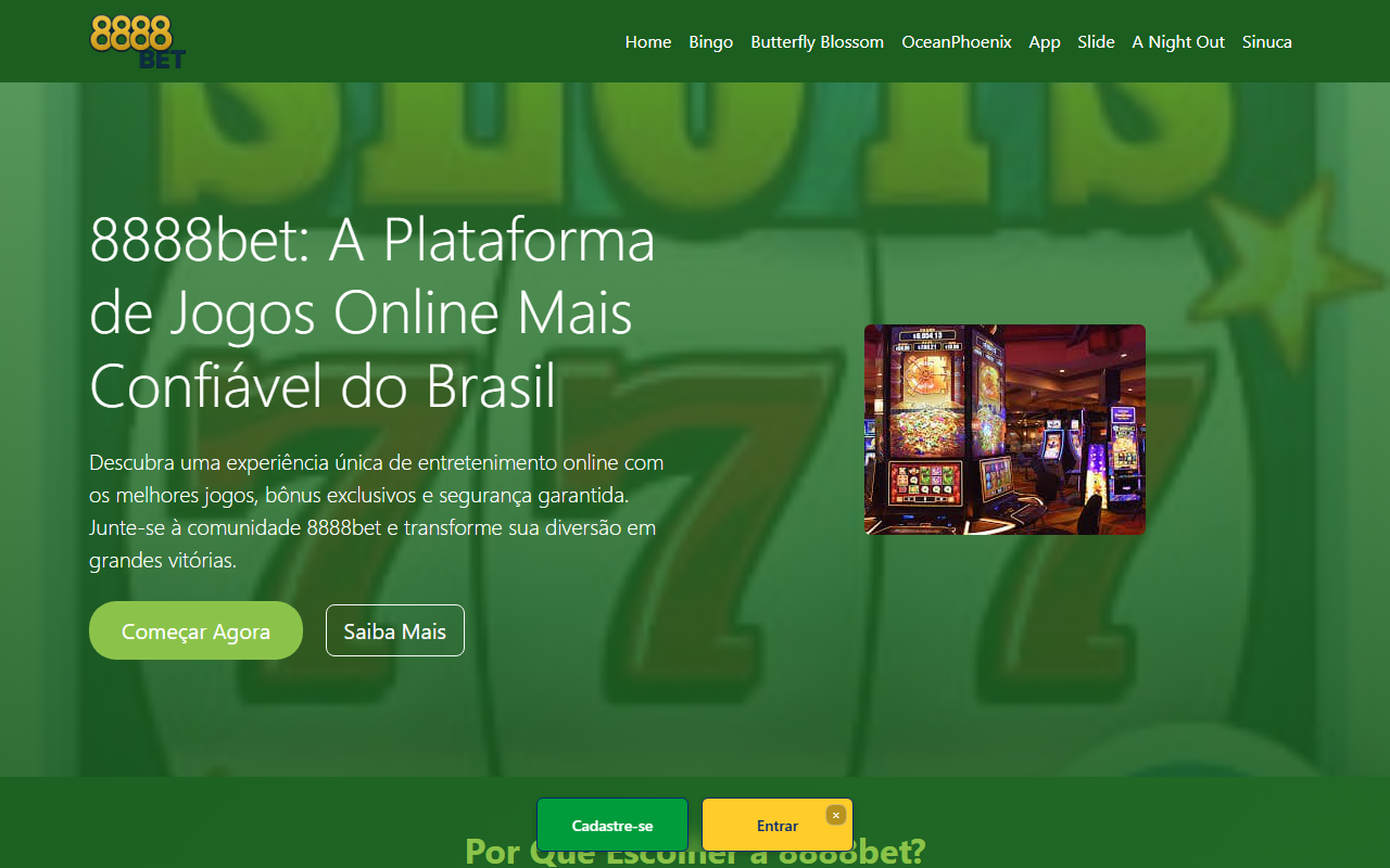 8888betcasino.com screenshot
