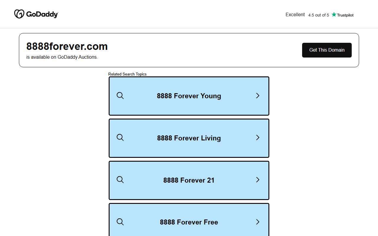 8888forever.com screenshot