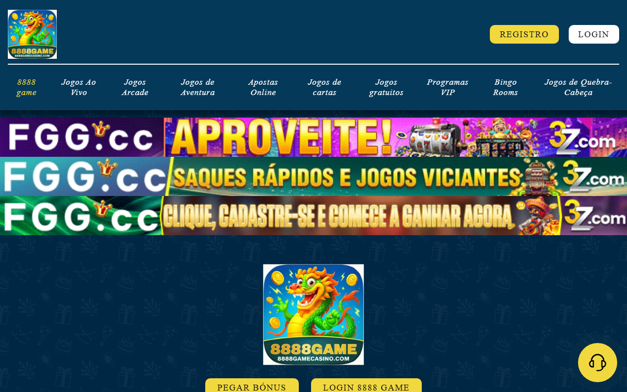 8888gamecasino.com screenshot