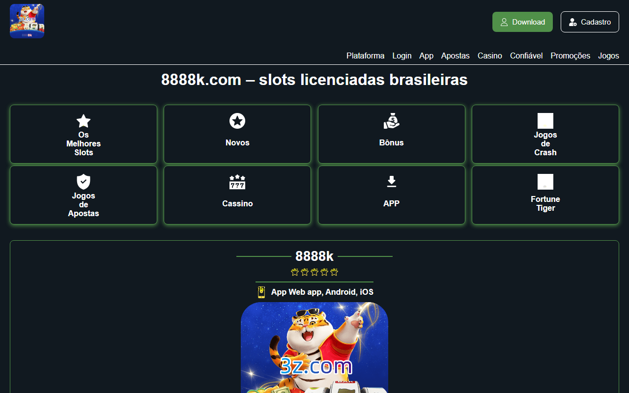 8888k-games.com screenshot