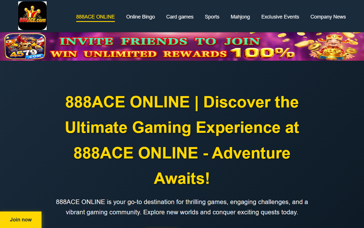 888aceonline.com screenshot