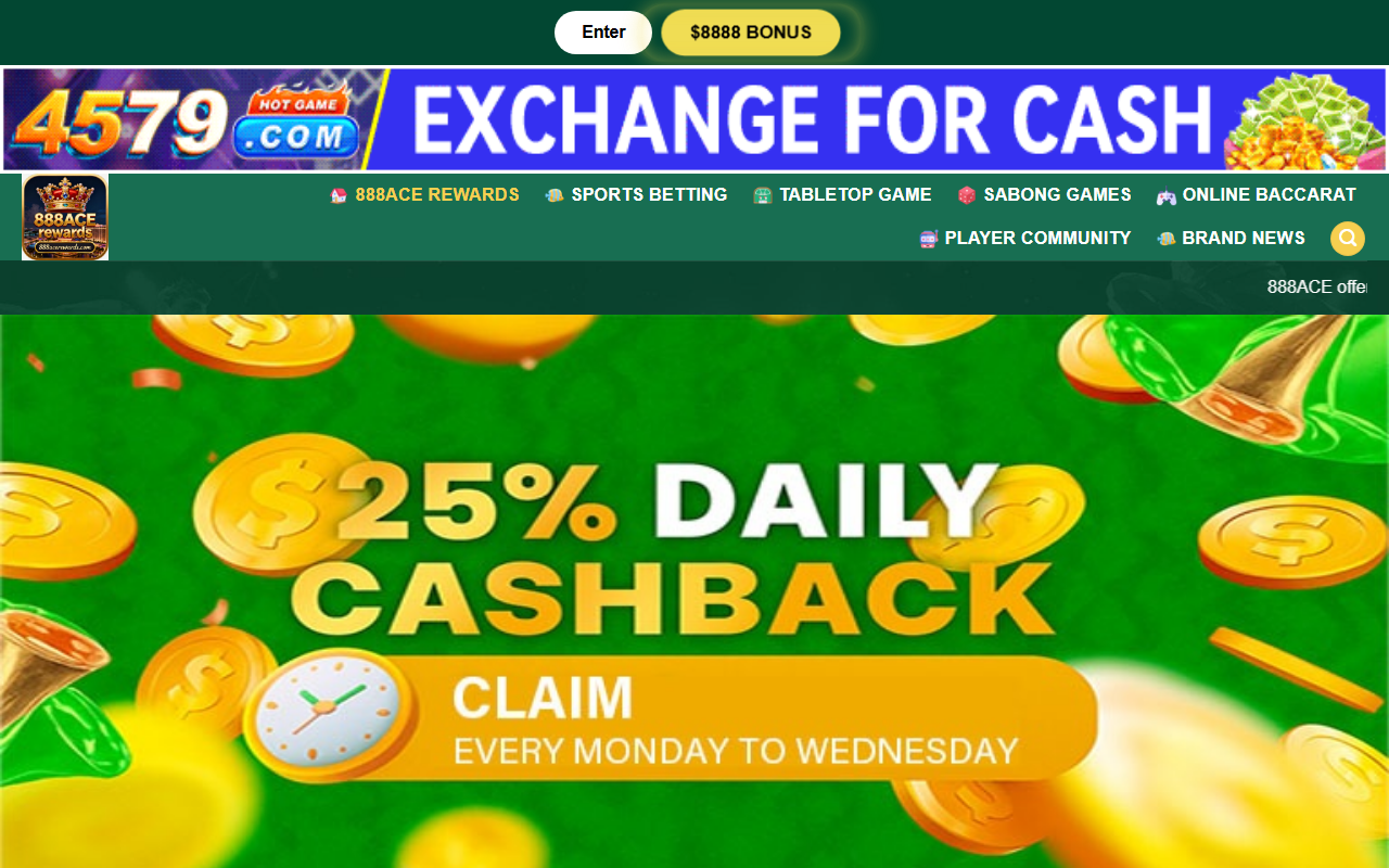 888acerewards.com screenshot
