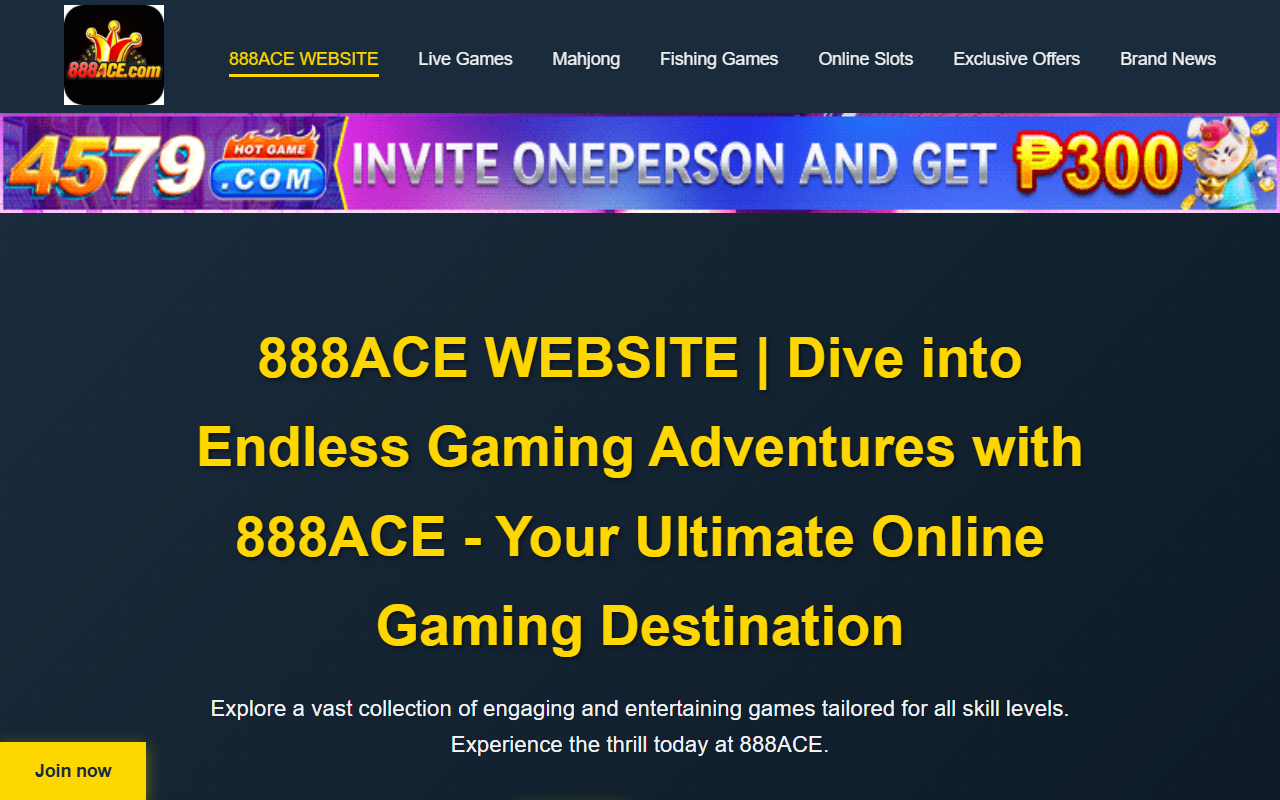 888acewebsite.com screenshot