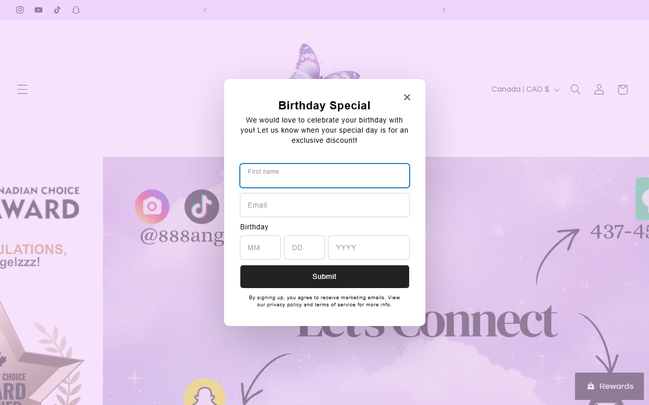 888angelzzz.com screenshot