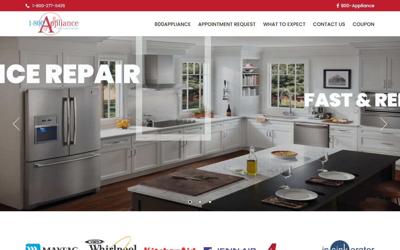 888appliance.com screenshot