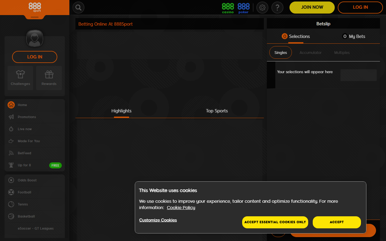 888ausport.com screenshot