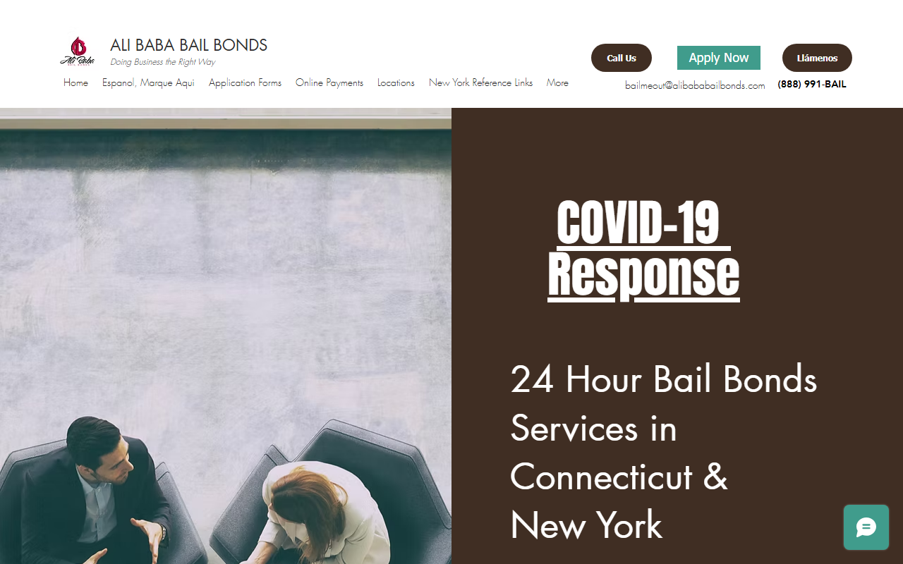 888bail4ny.com screenshot