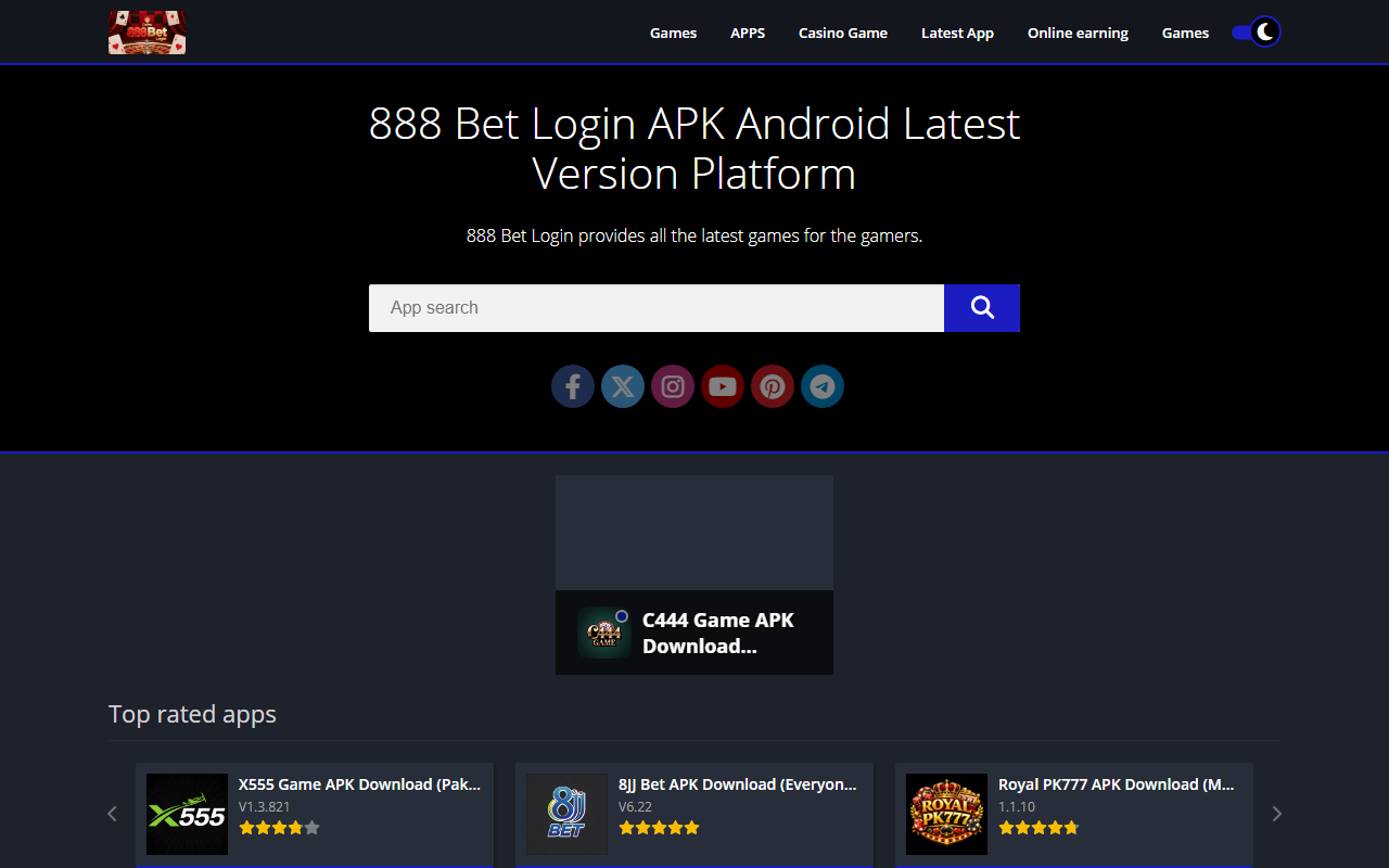 888betloginx.com screenshot