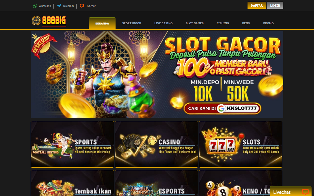 888biglink.com screenshot
