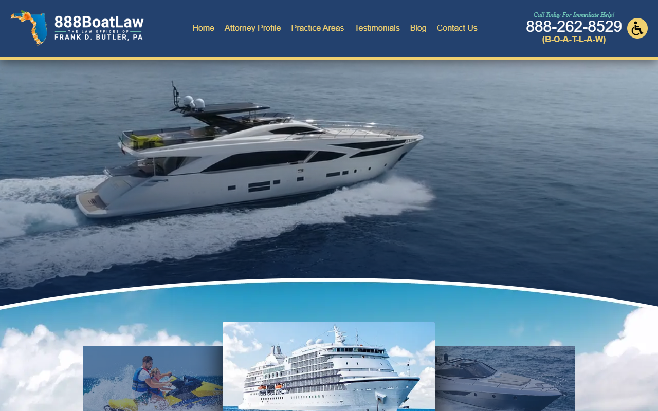 888boat-law.com screenshot