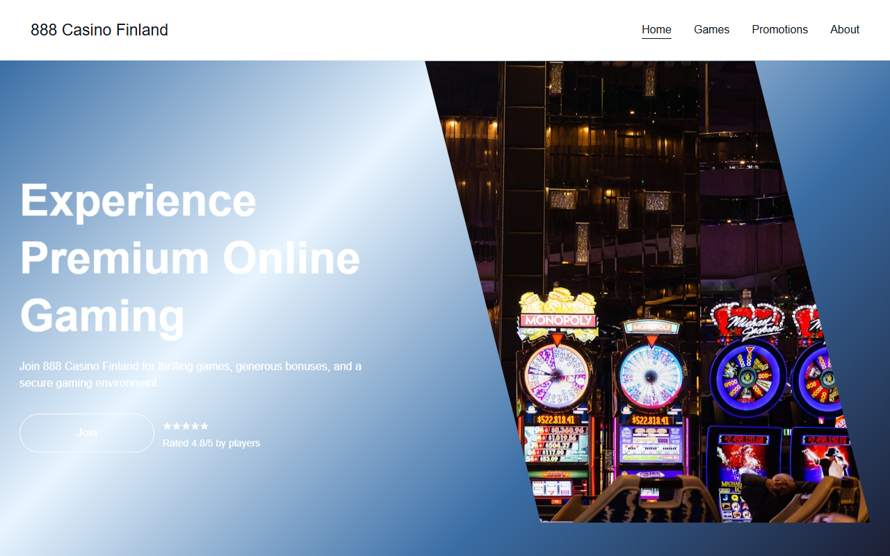 888casinofinland.com screenshot