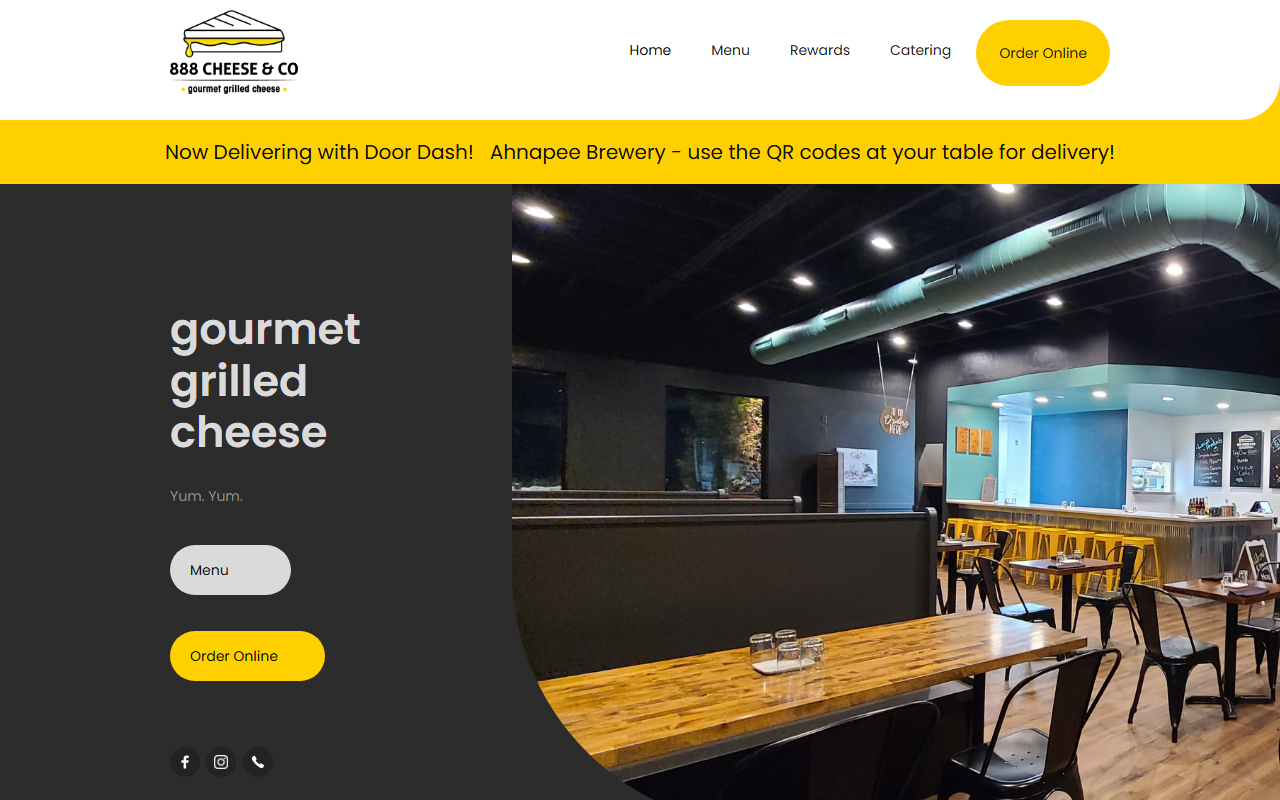 888cheeseandco.com screenshot