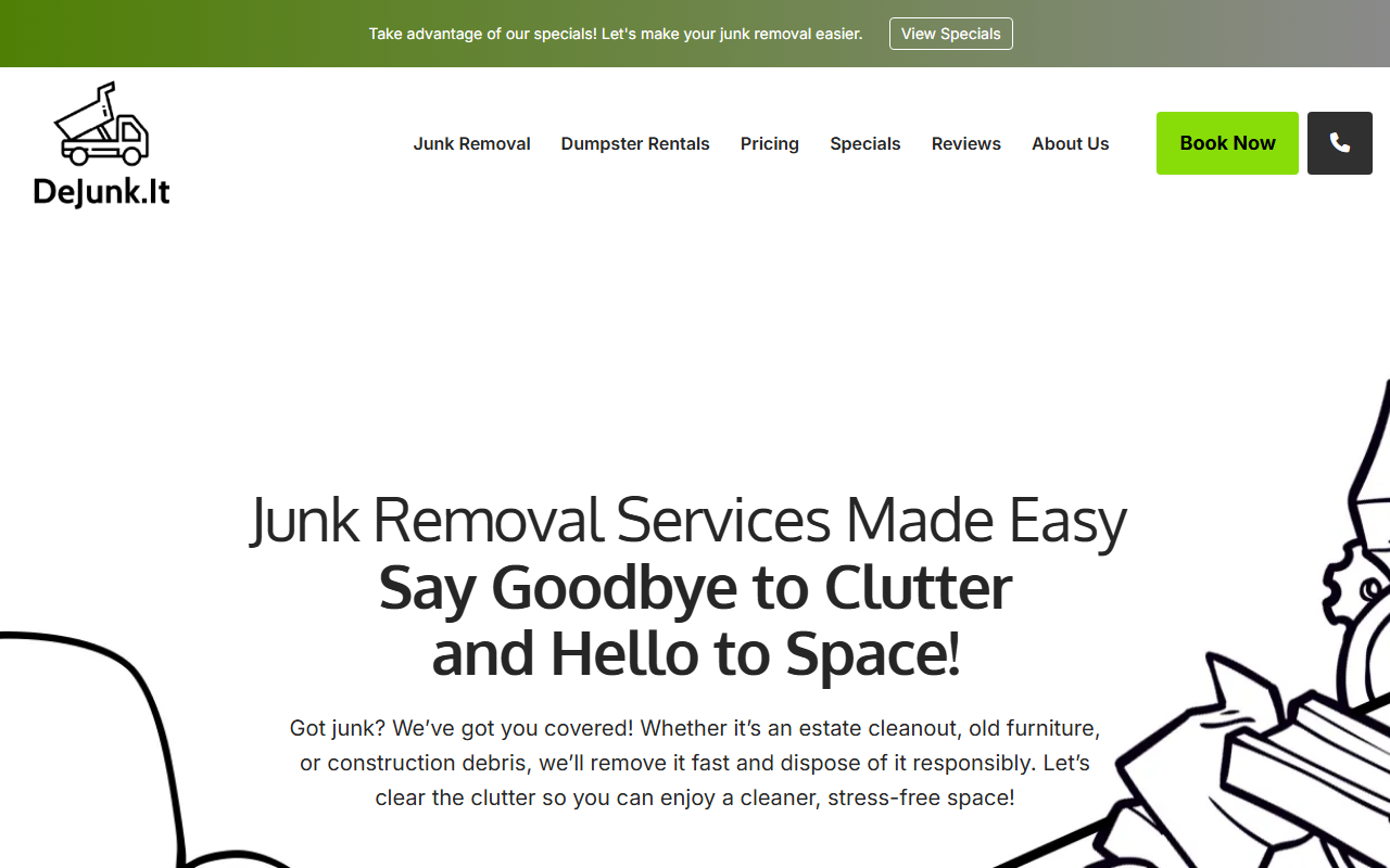 888dejunkit.com screenshot