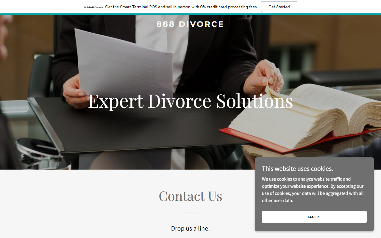 888divorce.com screenshot