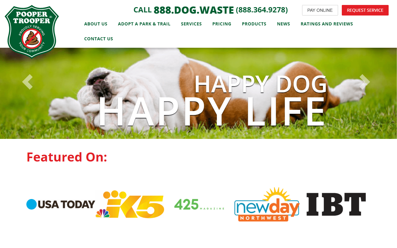 888dogwaste.com screenshot