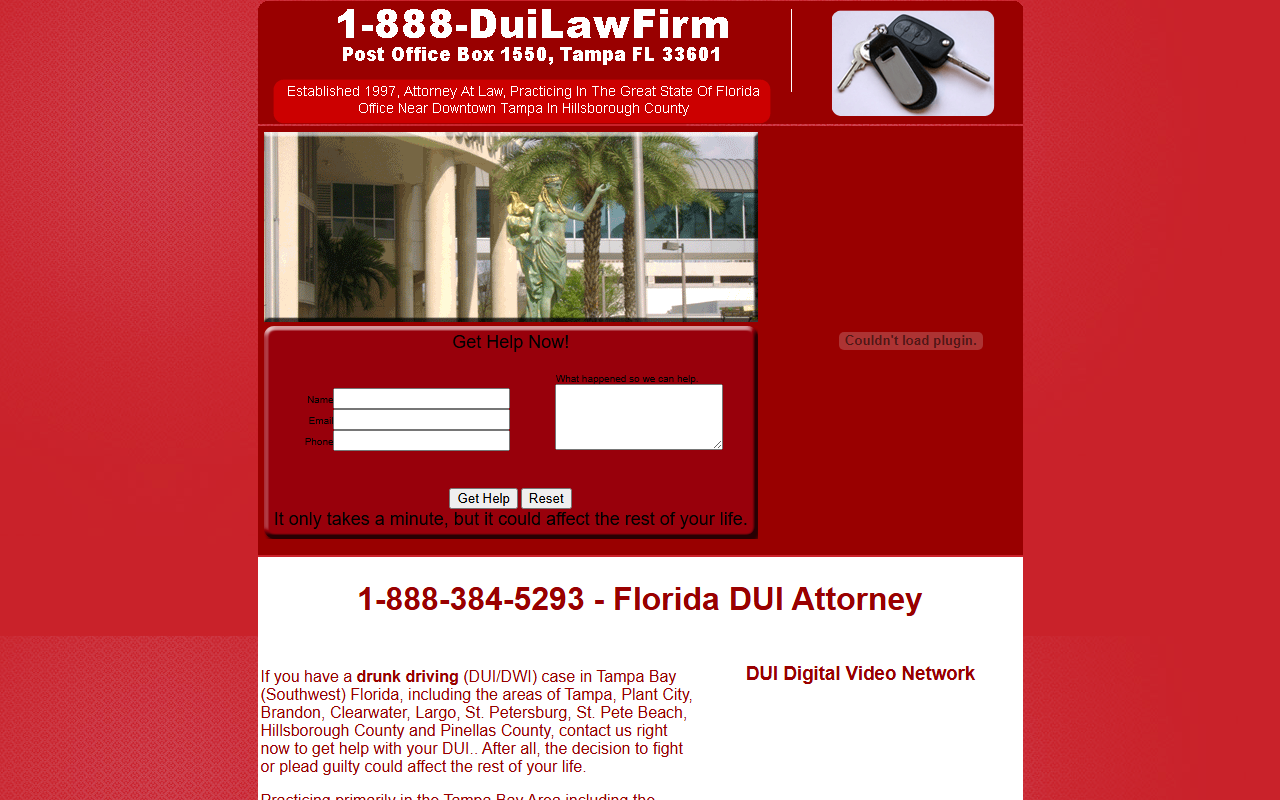 888duilawfirm.com screenshot