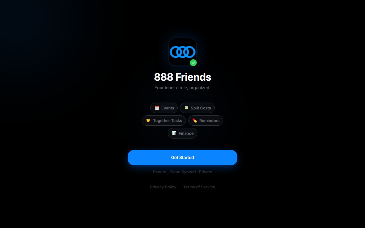 888friends.com screenshot