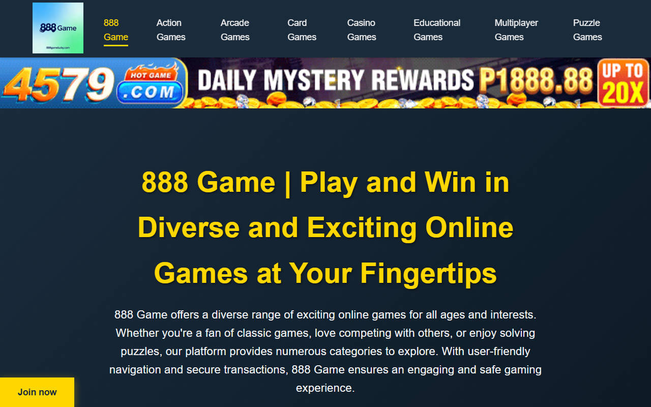 888gamelucky.com screenshot