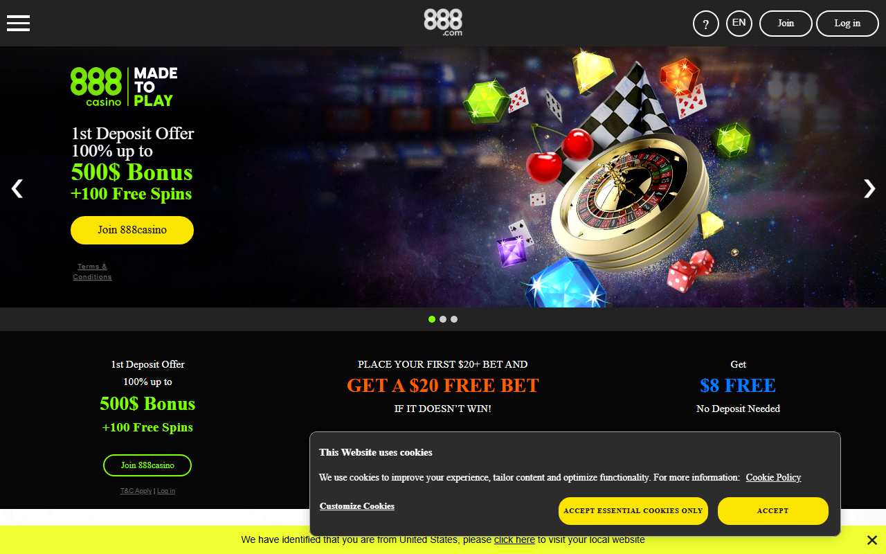 888giocaora.com screenshot