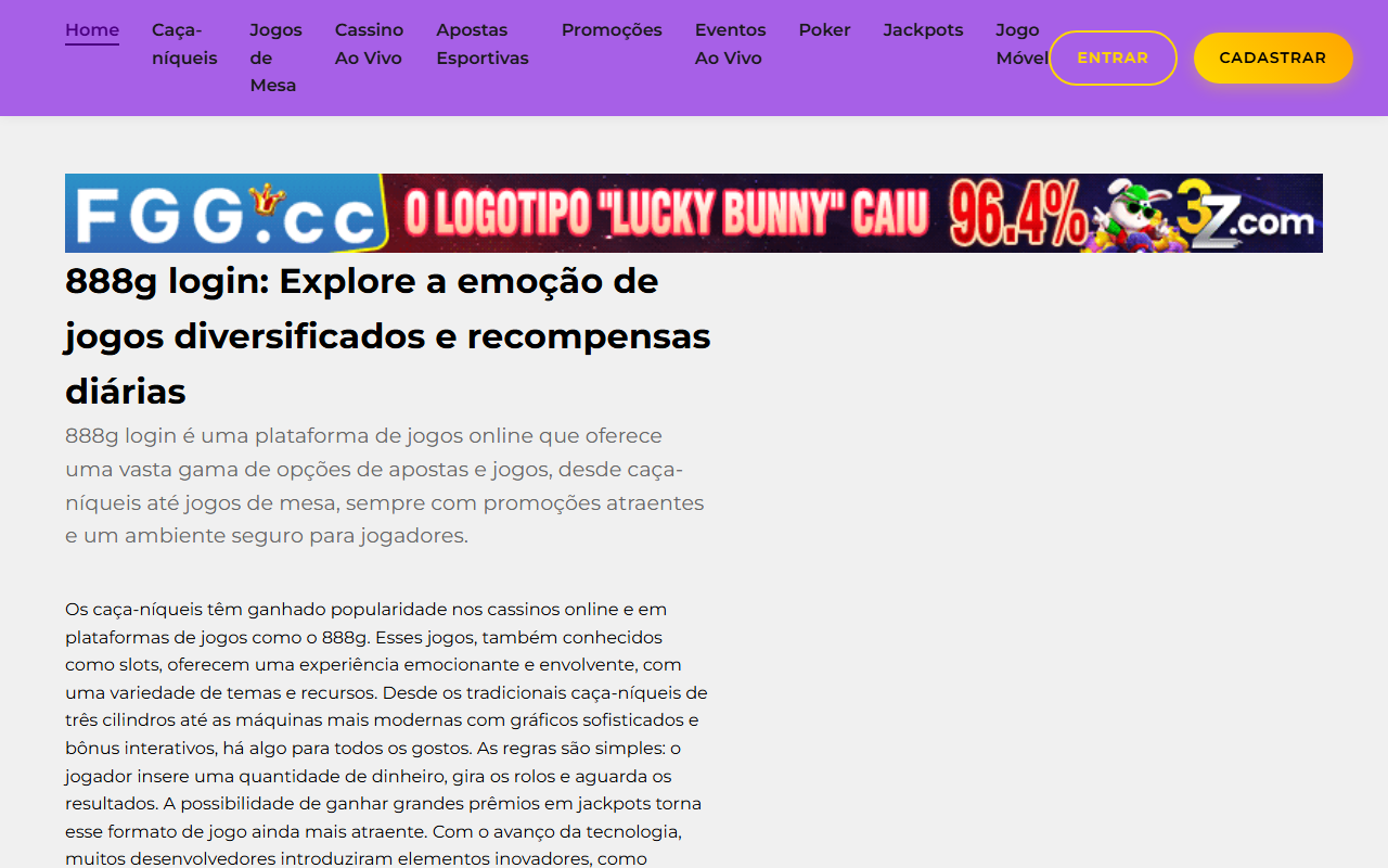 888glogino.com screenshot