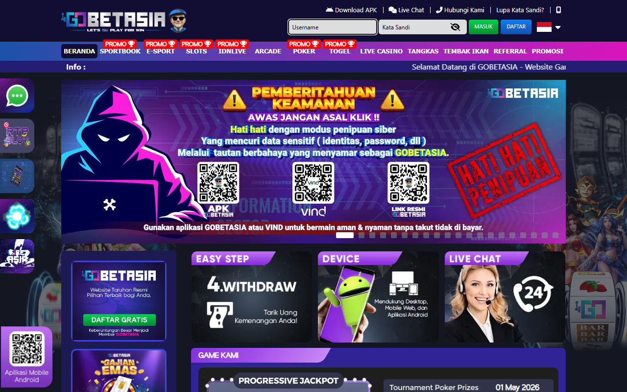 888gobetasia.com screenshot