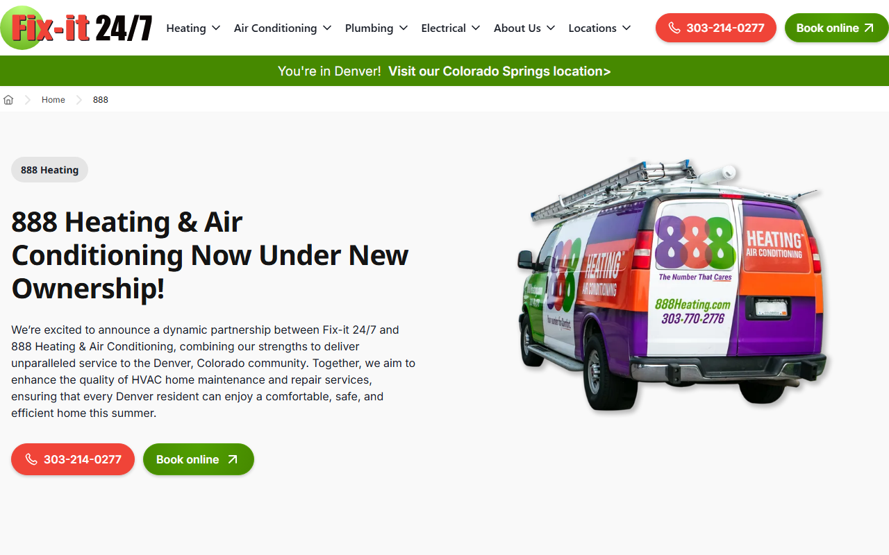 888heating.com screenshot