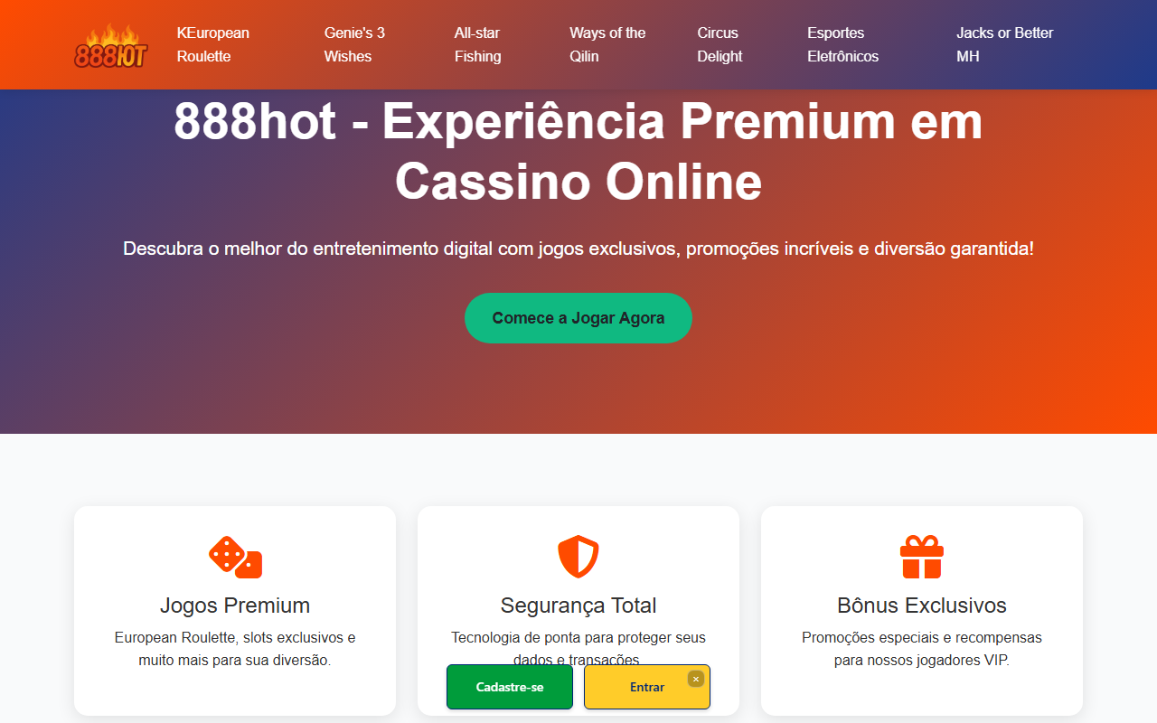 888hotcasino.com screenshot