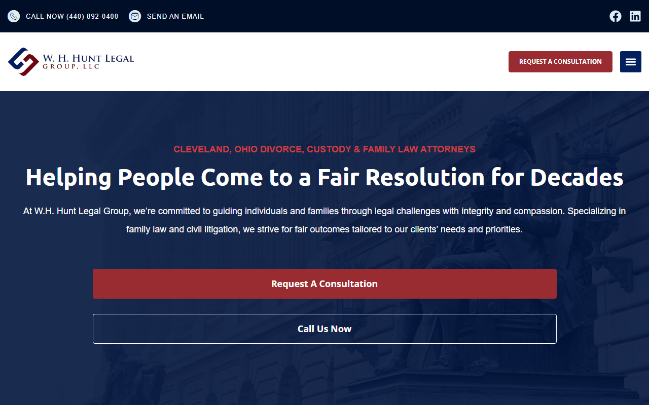 888huntlegal.com screenshot