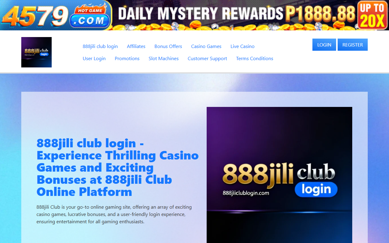 888jiliclublogin.com screenshot