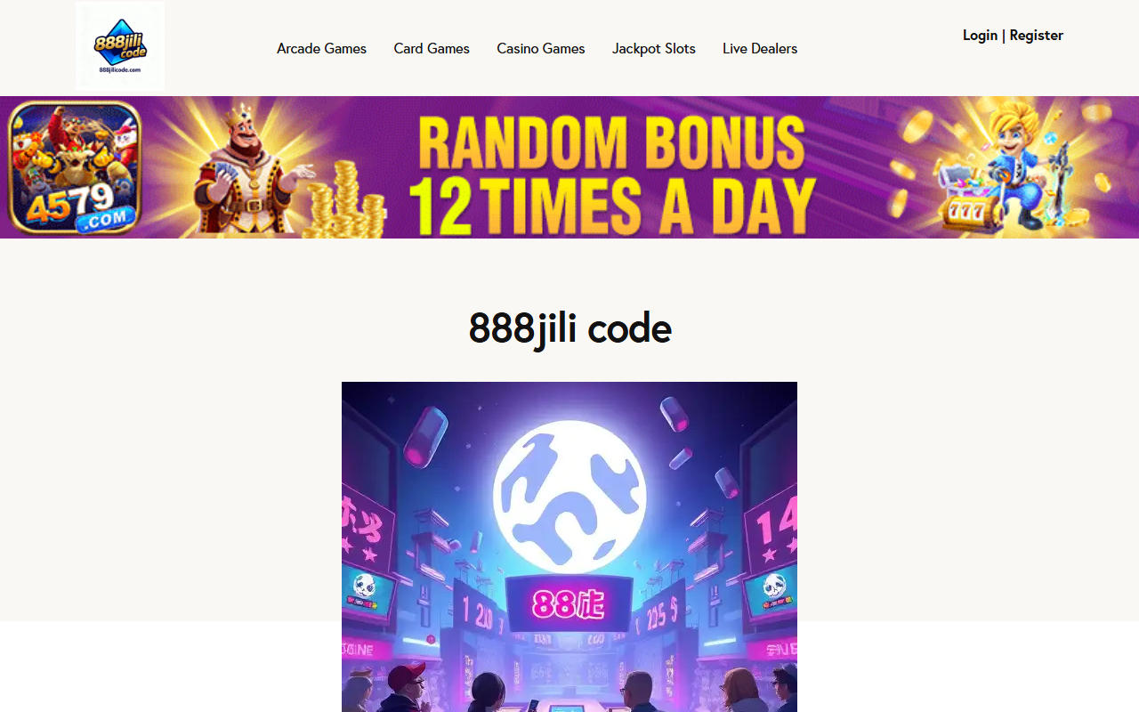 888jilicode.com screenshot